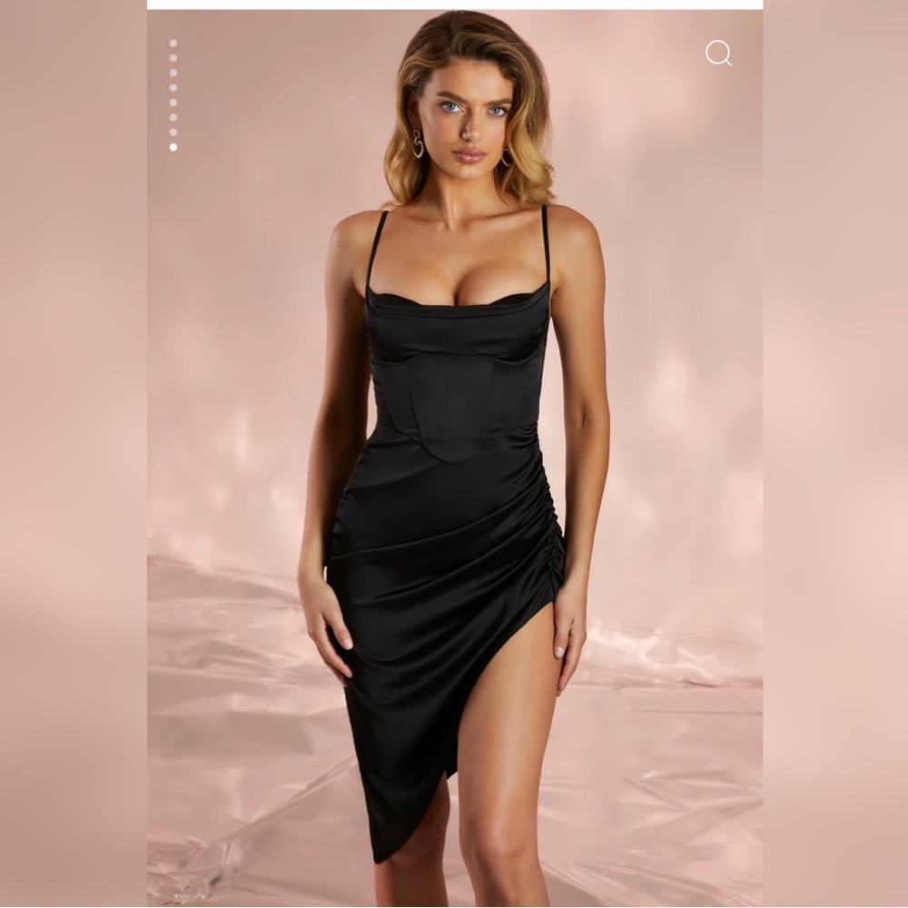 Oh Polly satin dress
